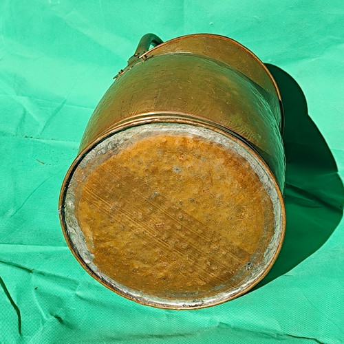 Antique copper coal - copper, scuttle