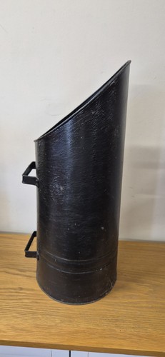 Vintage black metal coal - vintage,