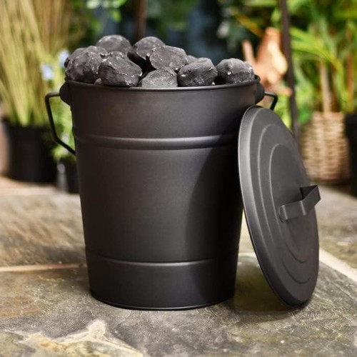 12l metal ash bucket fireside - 12l,