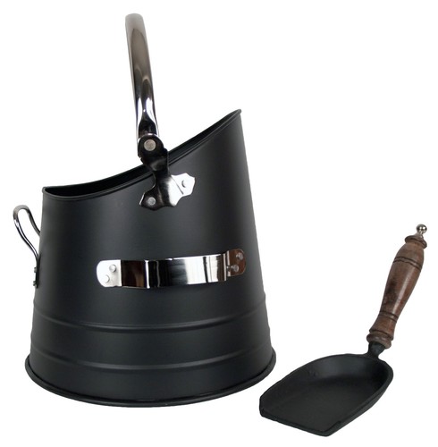 37cm heavy duty coal scuttle - heavy,