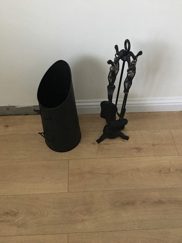 Companion set and coal scuttle - companion,