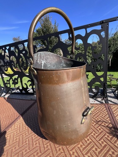 Antique copper brass coal - copper,