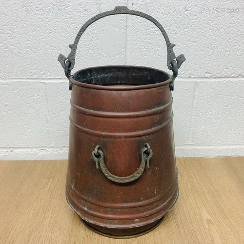 Vintage fireside copper coal - vintage,