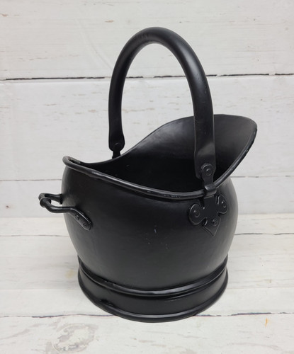 Black coal scuttle with - black,