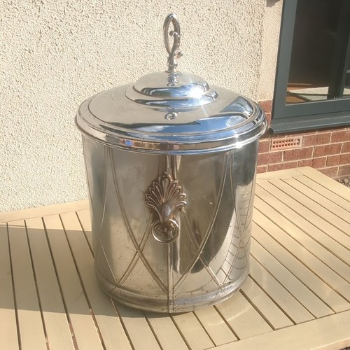 Vintage art deco chrome coal - vintage,