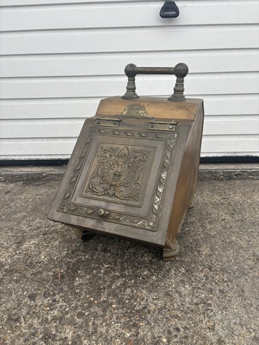 Antique brass coal - brass,