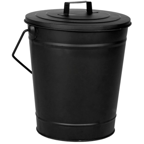 Fireplace metal ash bucket - ash,