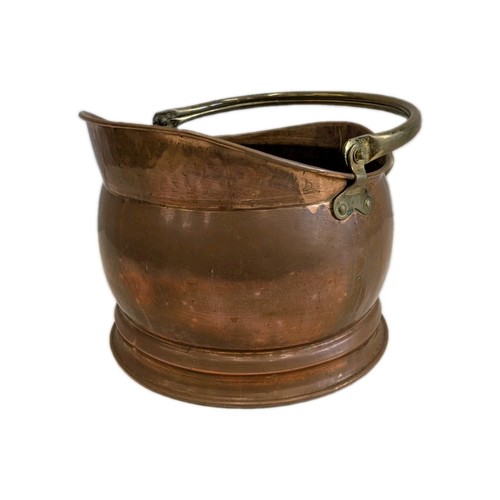 Antique victorian coal scuttle - victorian,