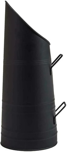 Steel fireplace coal scuttle - steel,