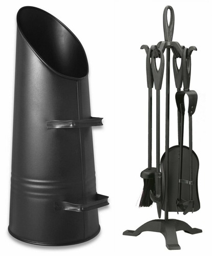 Black coal hod scuttle - 21.5",