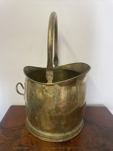 Nice antique brass coal - antique,
