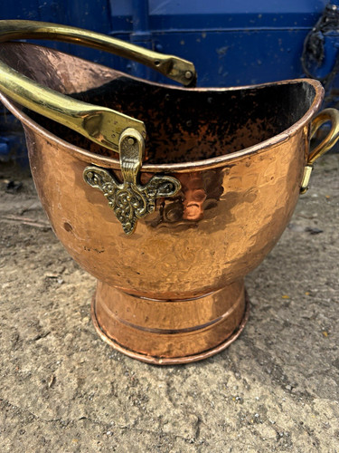 Hammered copper coal - copper,