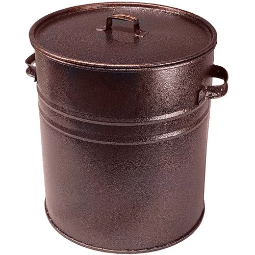 Metal ash bucket - metal,