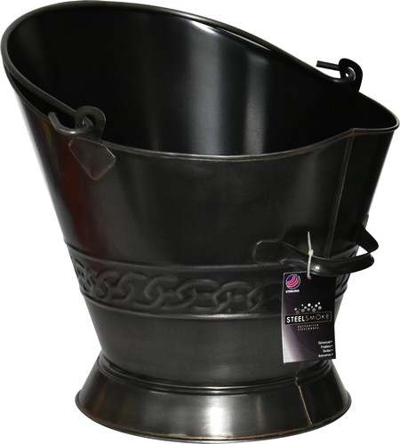 Coal bucket fireplace round - coal,