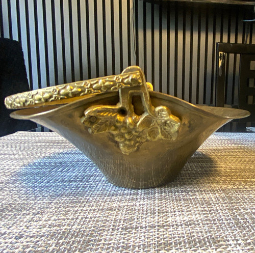 Brass ash bucket coal - brass, scuttle