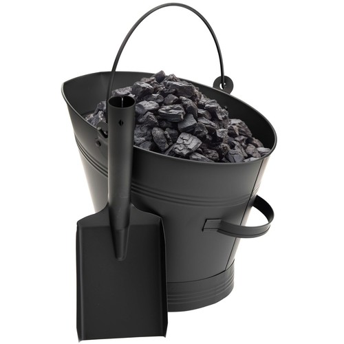 Coal bucket and - coal,